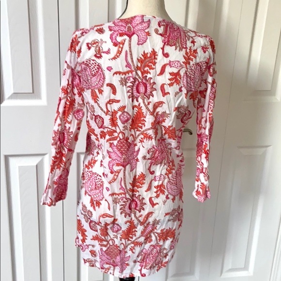 Roberta Roller Rabbit Kurta Amanda Floral Tunic - Picture 4 of 8